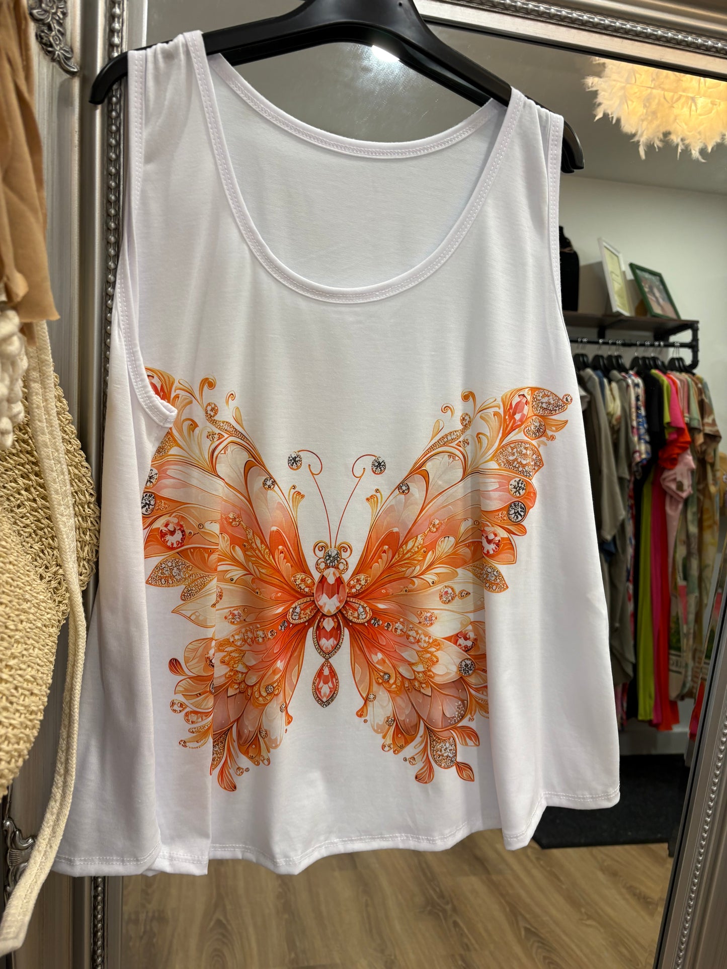 Mediterranean Print Vest Top