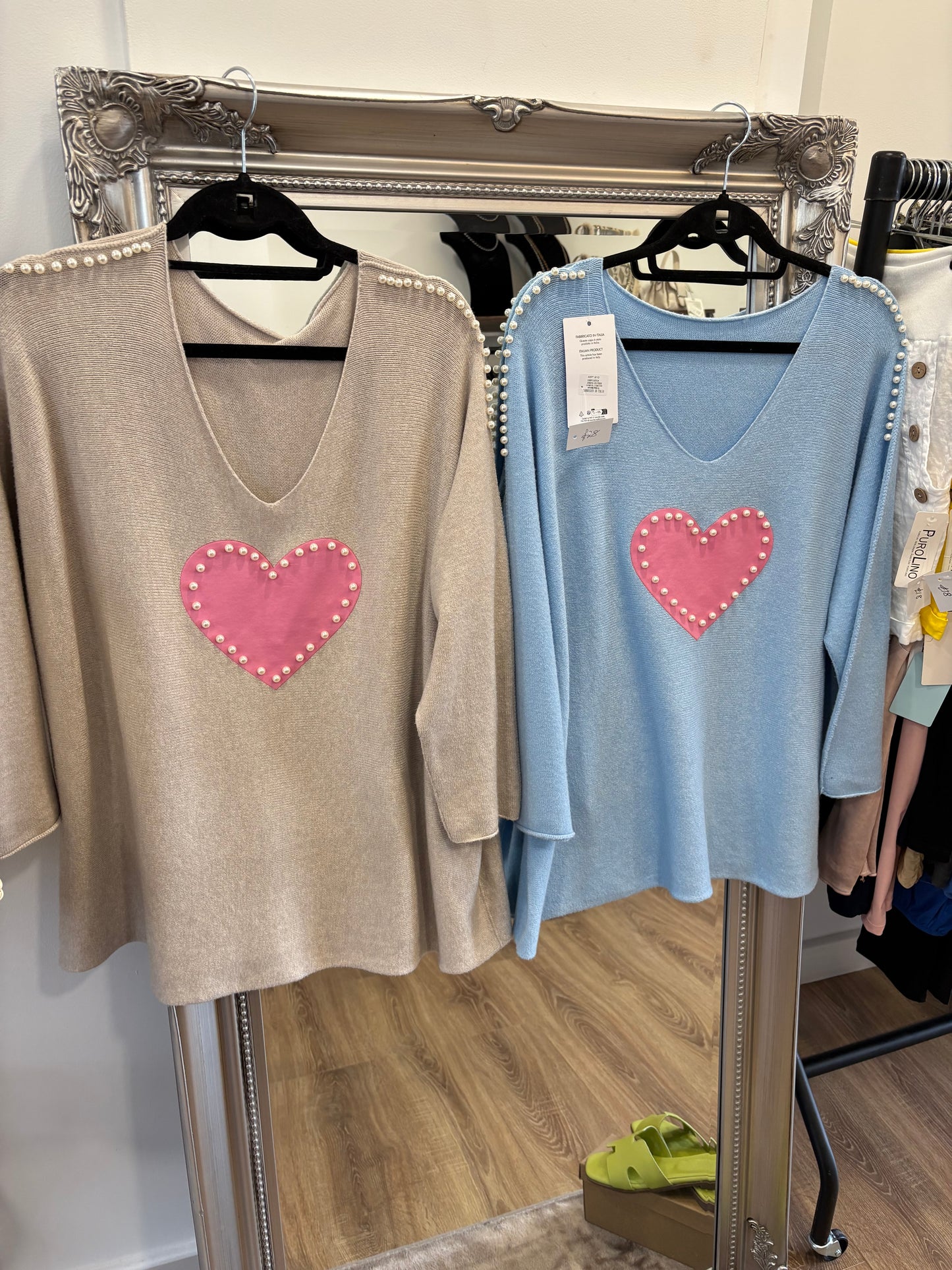 Pearl and Heart Jumper