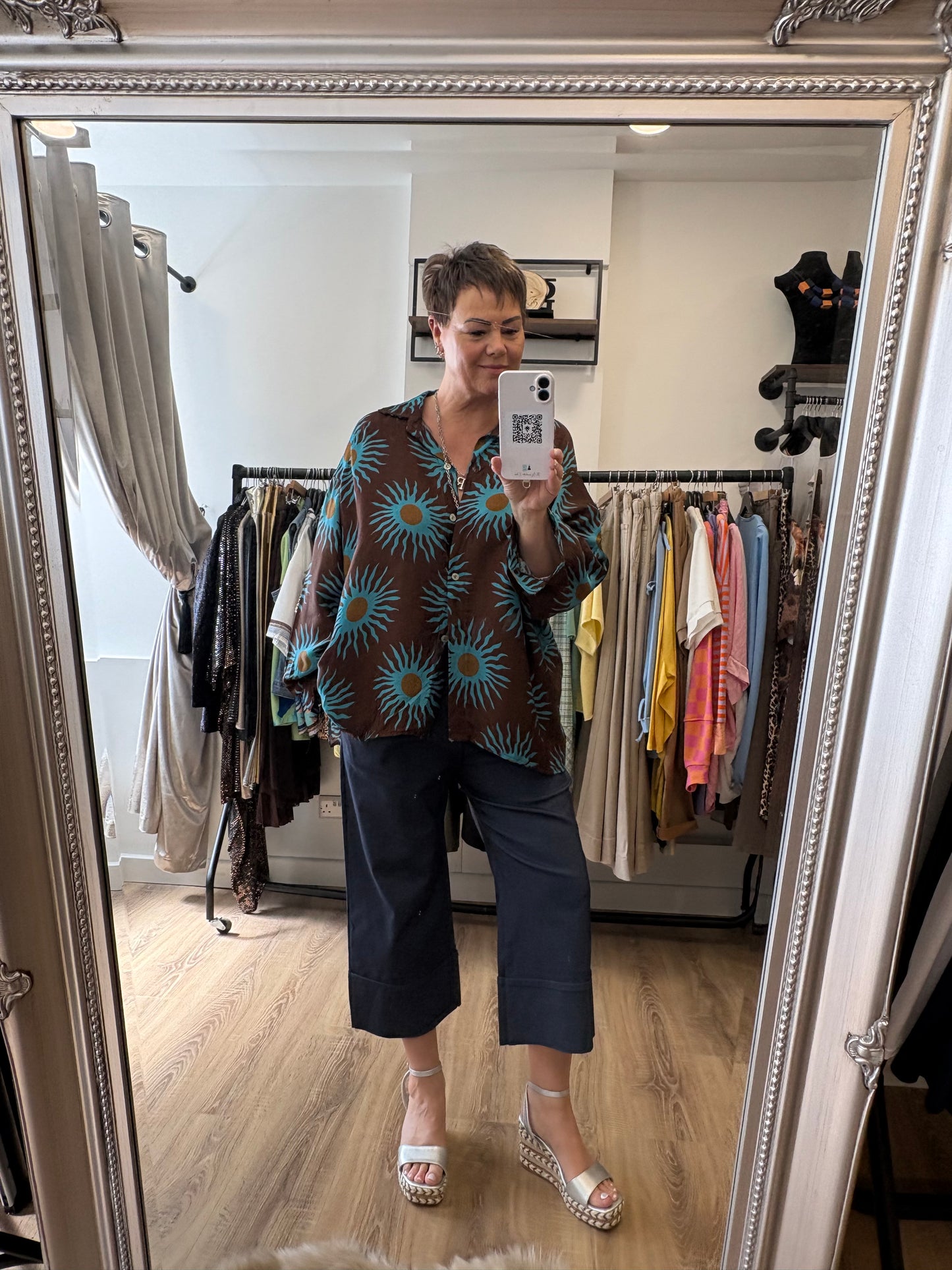 Sun Print, Oversized Shirt