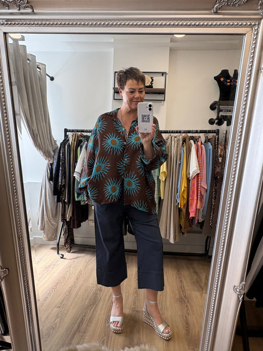 Sun Print, Oversized Shirt