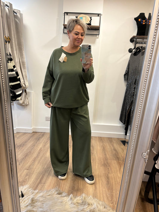 Wide Leg, Oversized Lounge Set