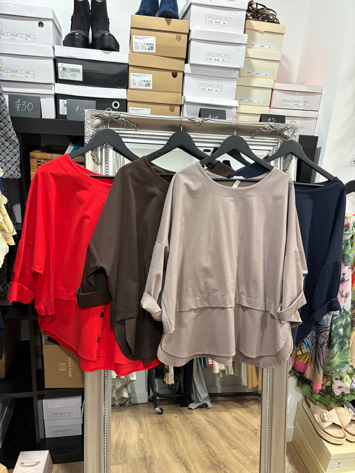Button Detail Scuba Top