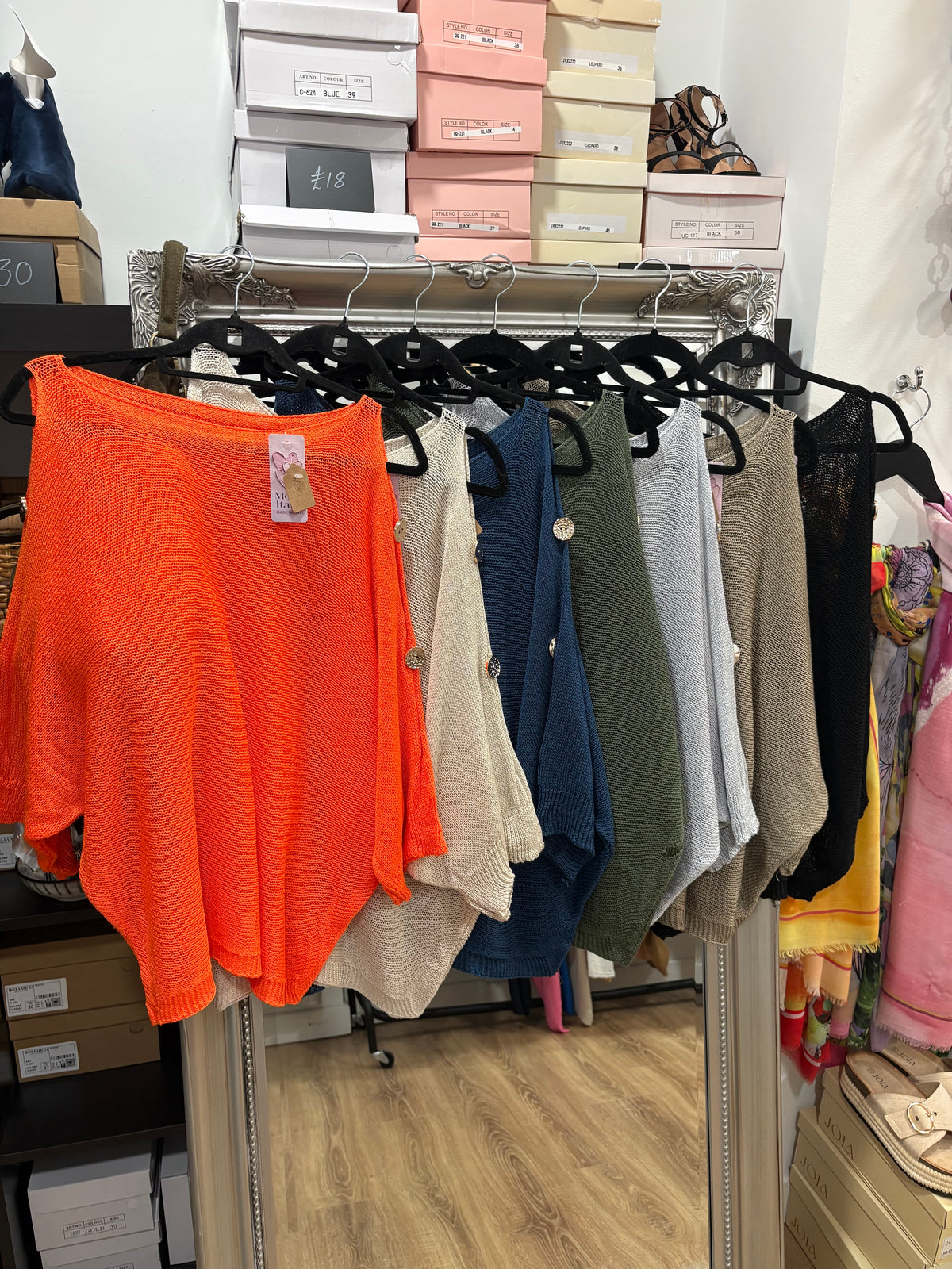 Button Sleeve Lightweight Jumper
