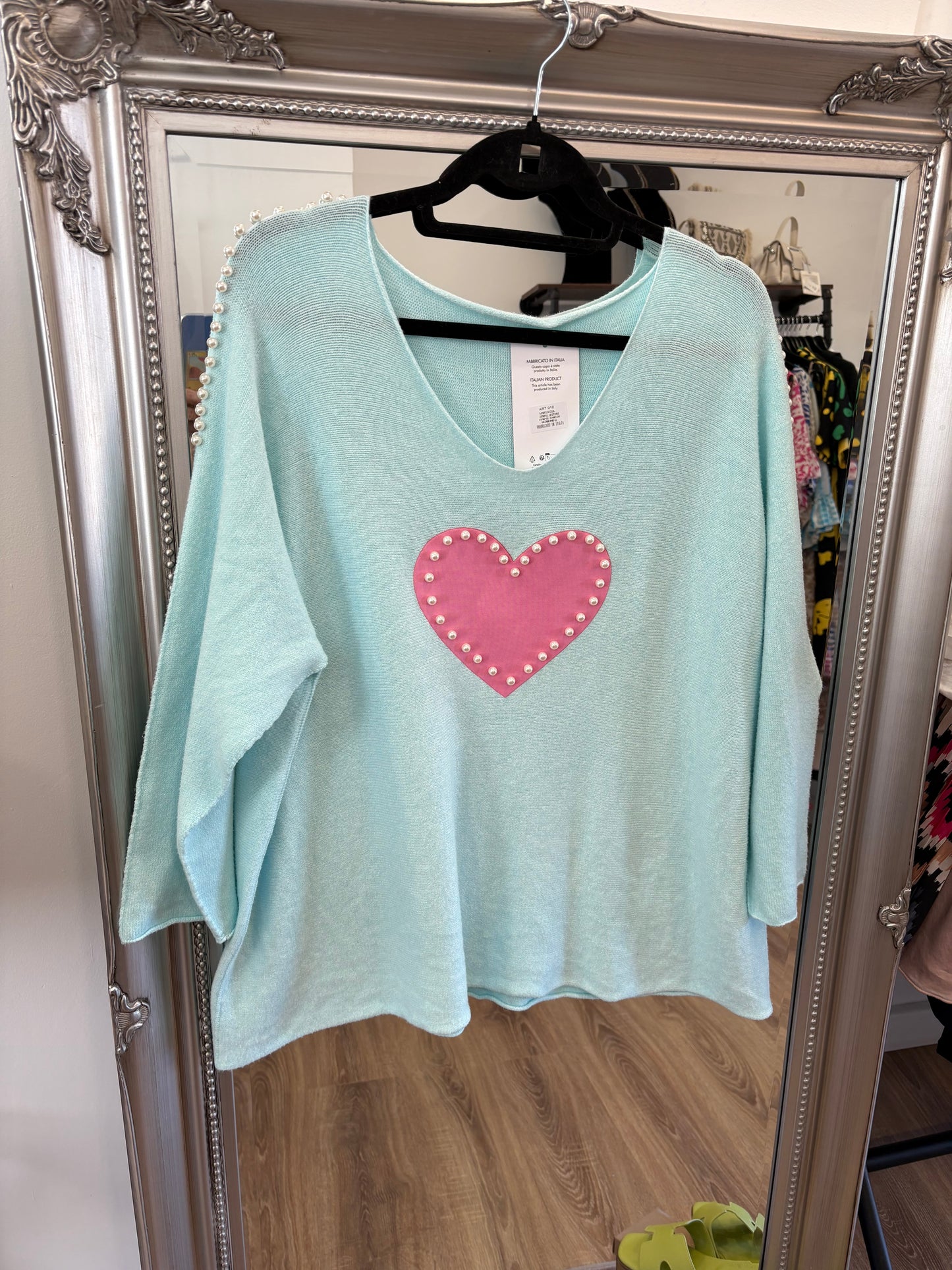 Pearl and Heart Jumper