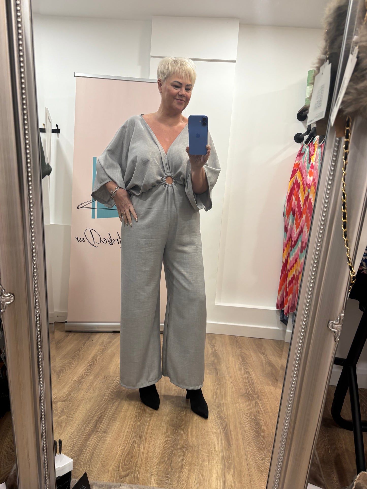 Ring Detail Batwing Jumpsuit