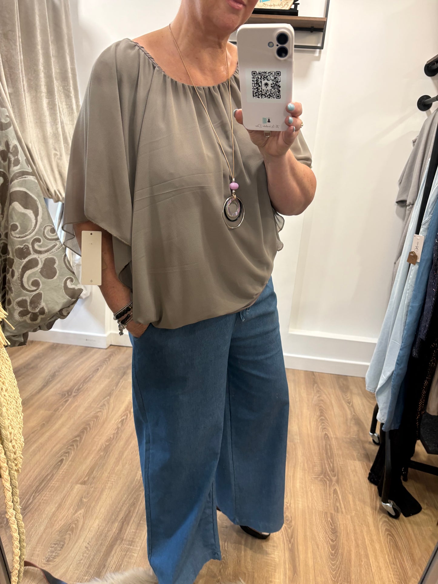Double Layer, Chiffon Blouse