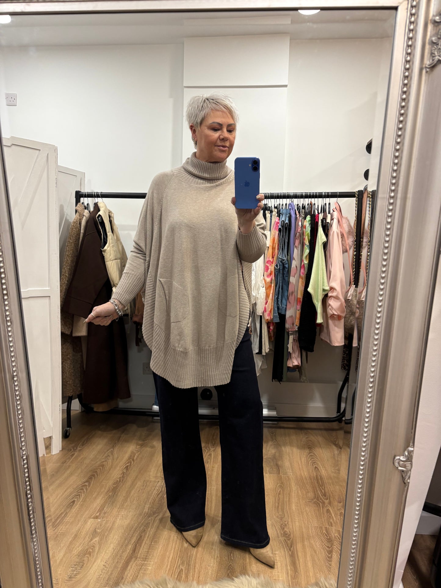 Cape Style, Roll Neck Jumper