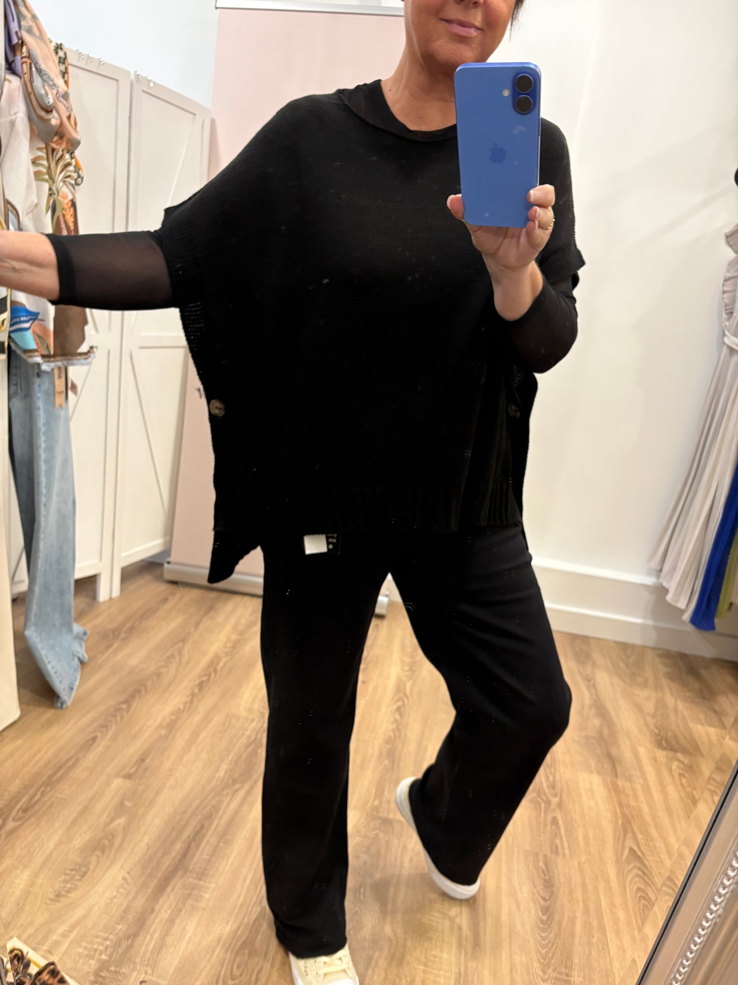 Mesh, Long sleeved, Layering Top