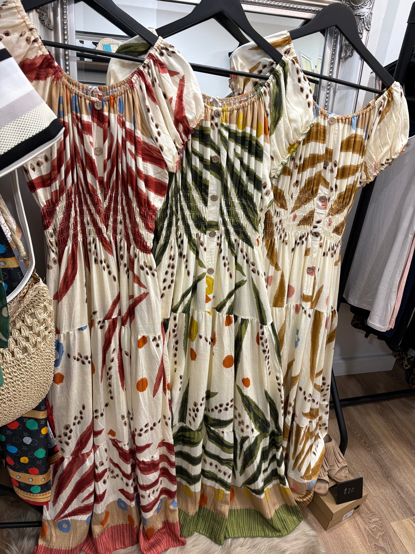 Button Front Maxi Dress