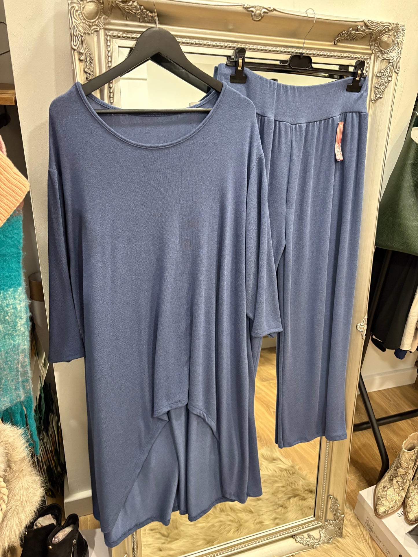 Wide Leg Loungewear Set