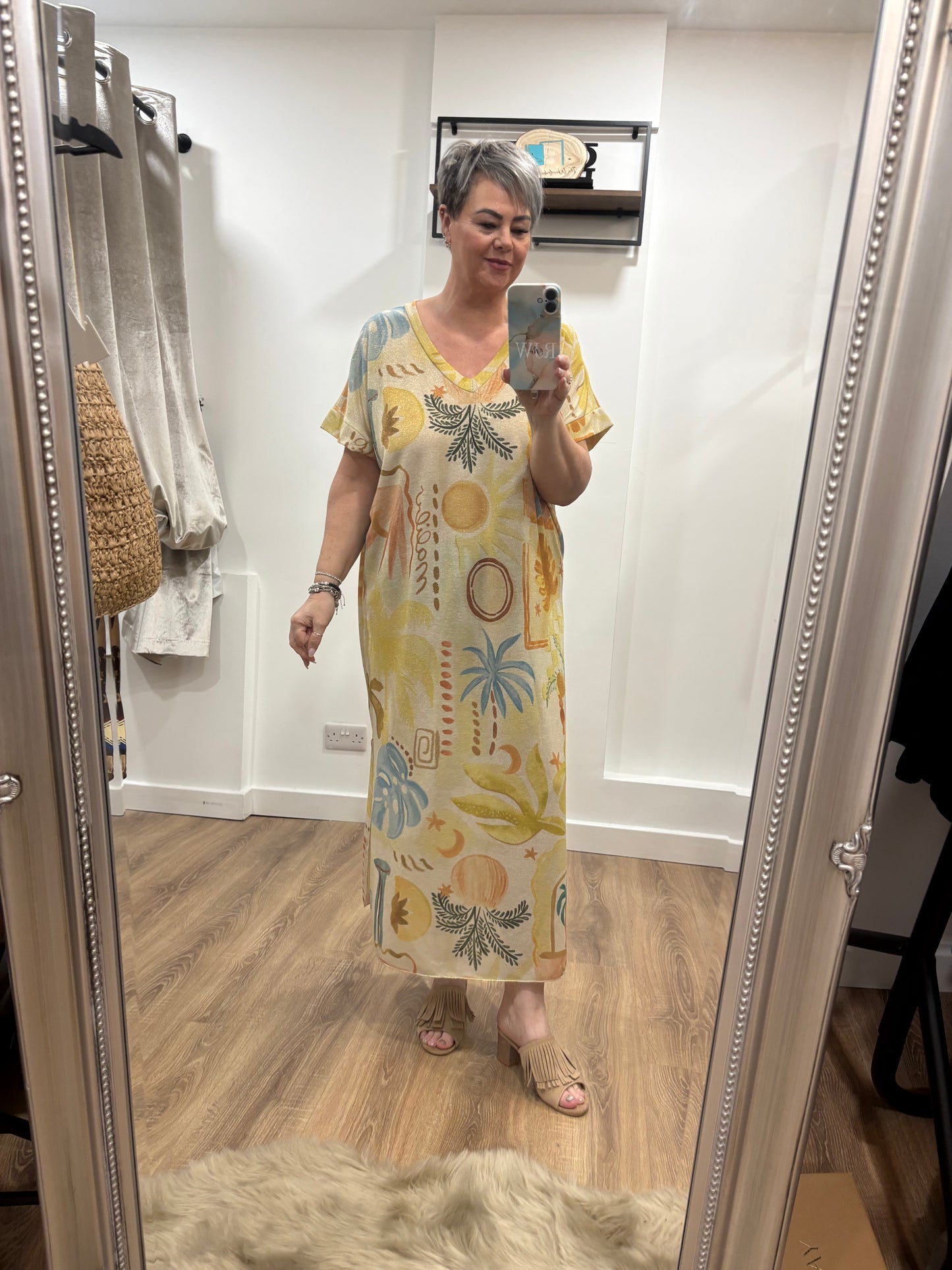 Shimmer Design Dress