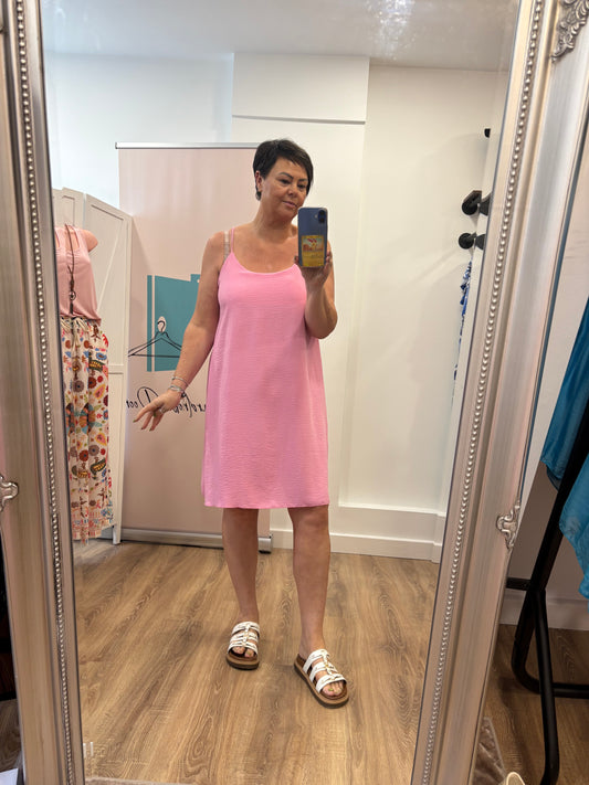Strappy Midi Slip Dress