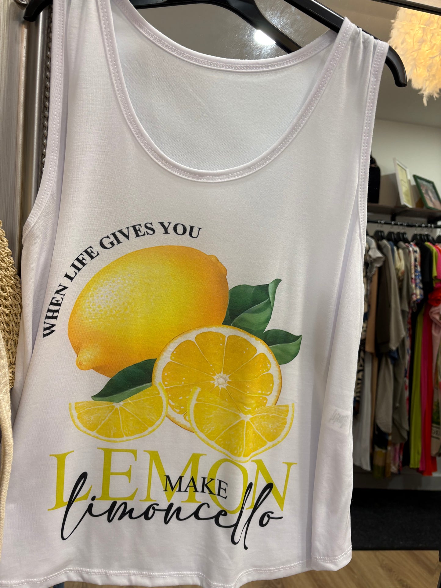 Mediterranean Print Vest Top