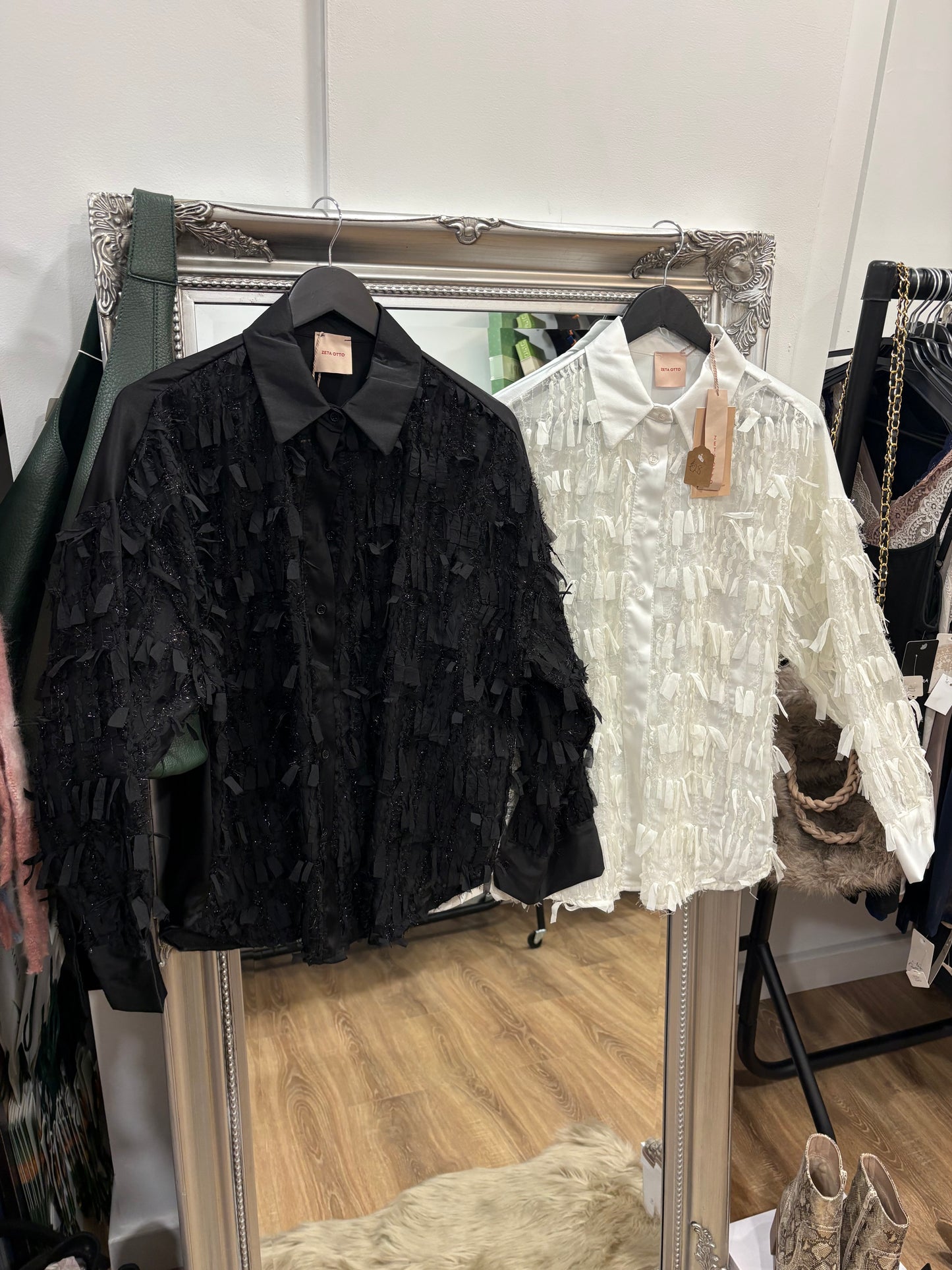 Glitter, Shredded Detail Shirt