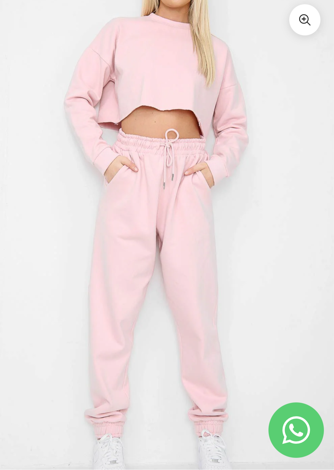 Cropped Loungewear Set