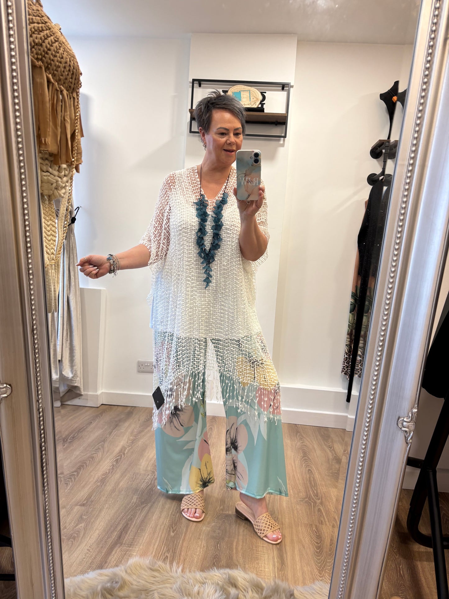Longline Crochet Tunic
