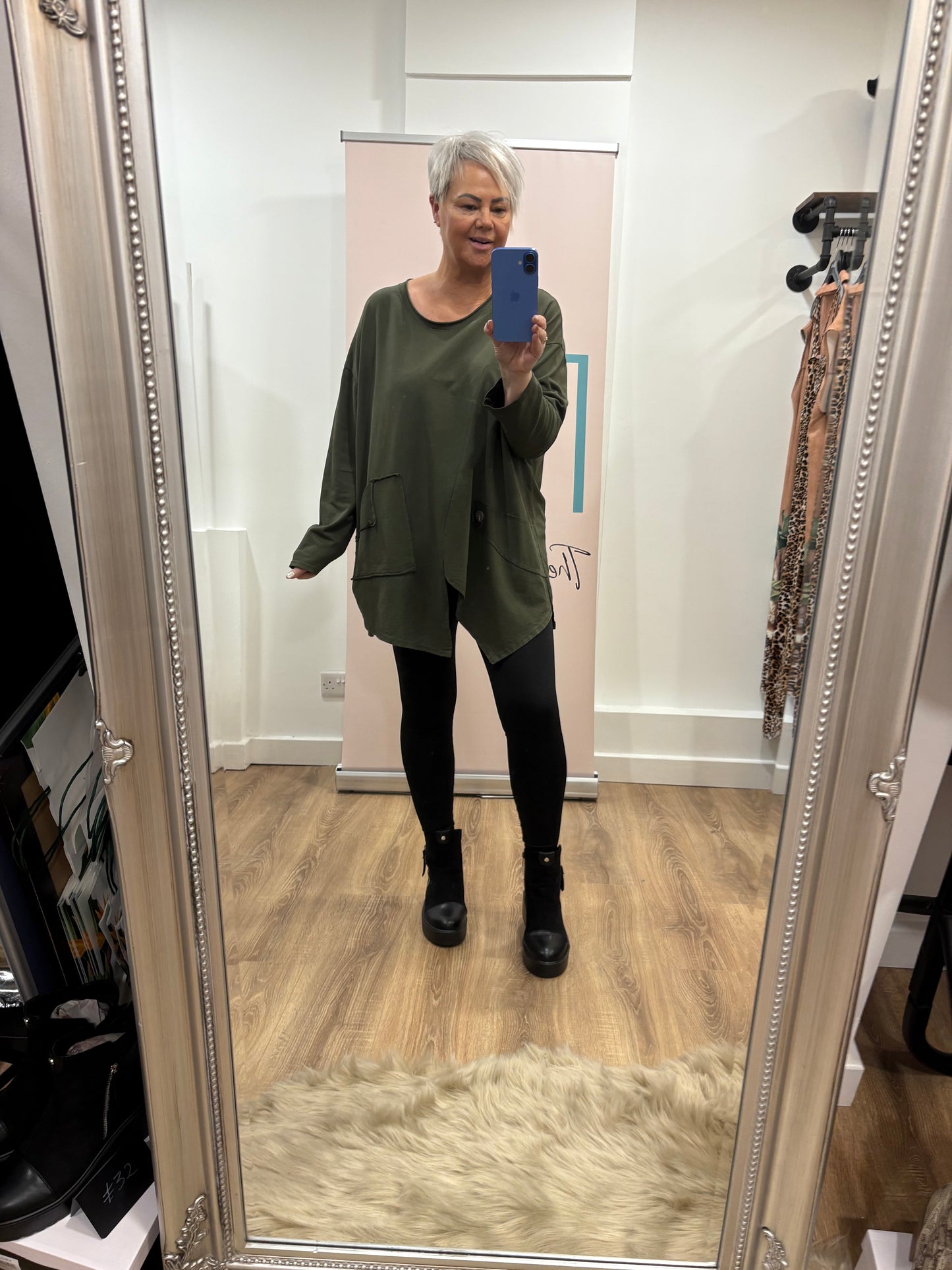 Asymmetric, Longline Sweatshirt