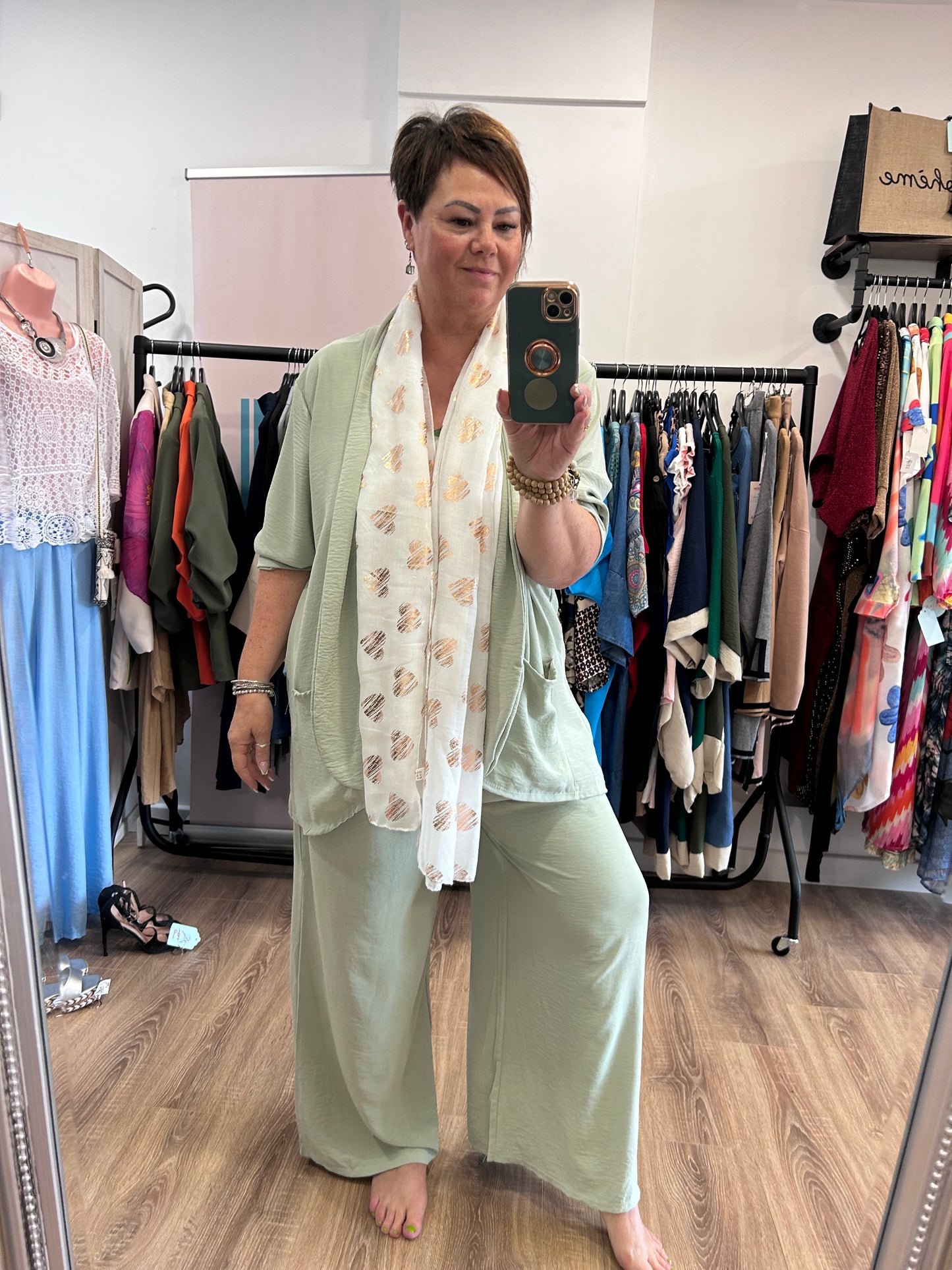 Wide Leg Trouser Suit