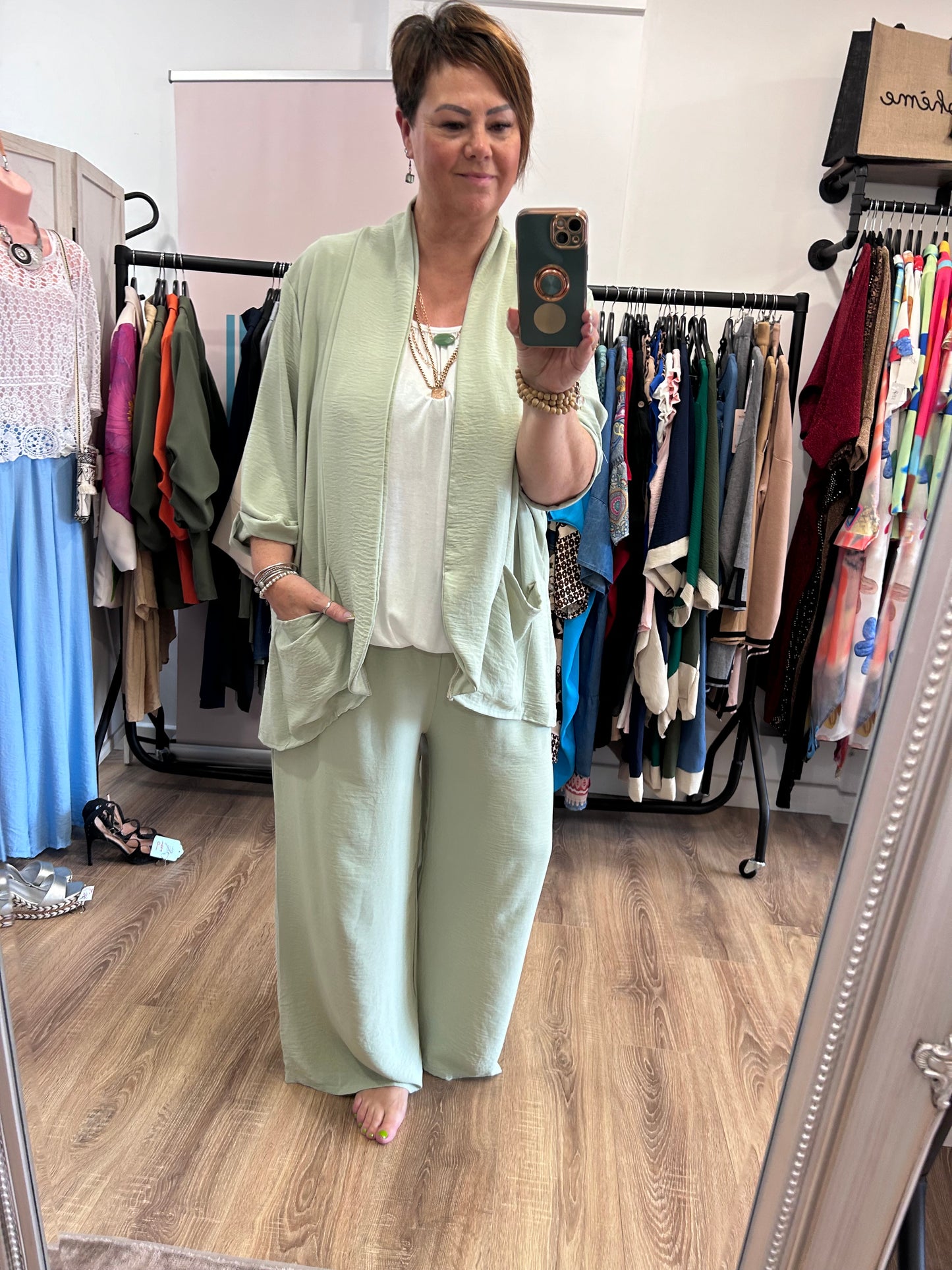 Wide Leg Trouser Suit