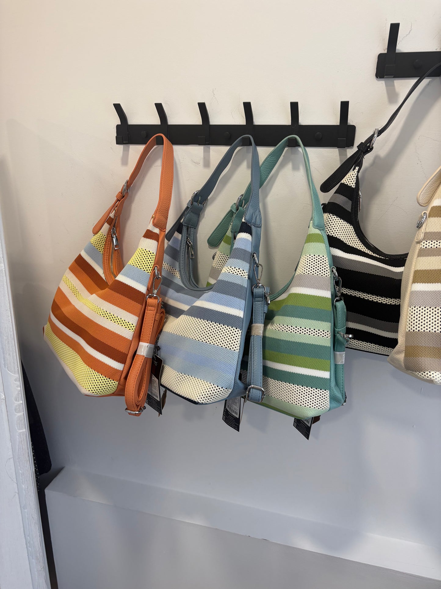 Stripe Shoulder Bag
