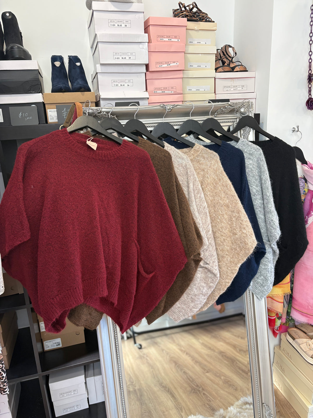 Zeta Otto, One Pocket, Curved Hem Jumper