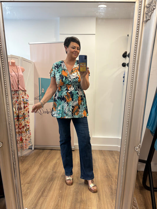 Slinky, Stretchy Wrap Tops