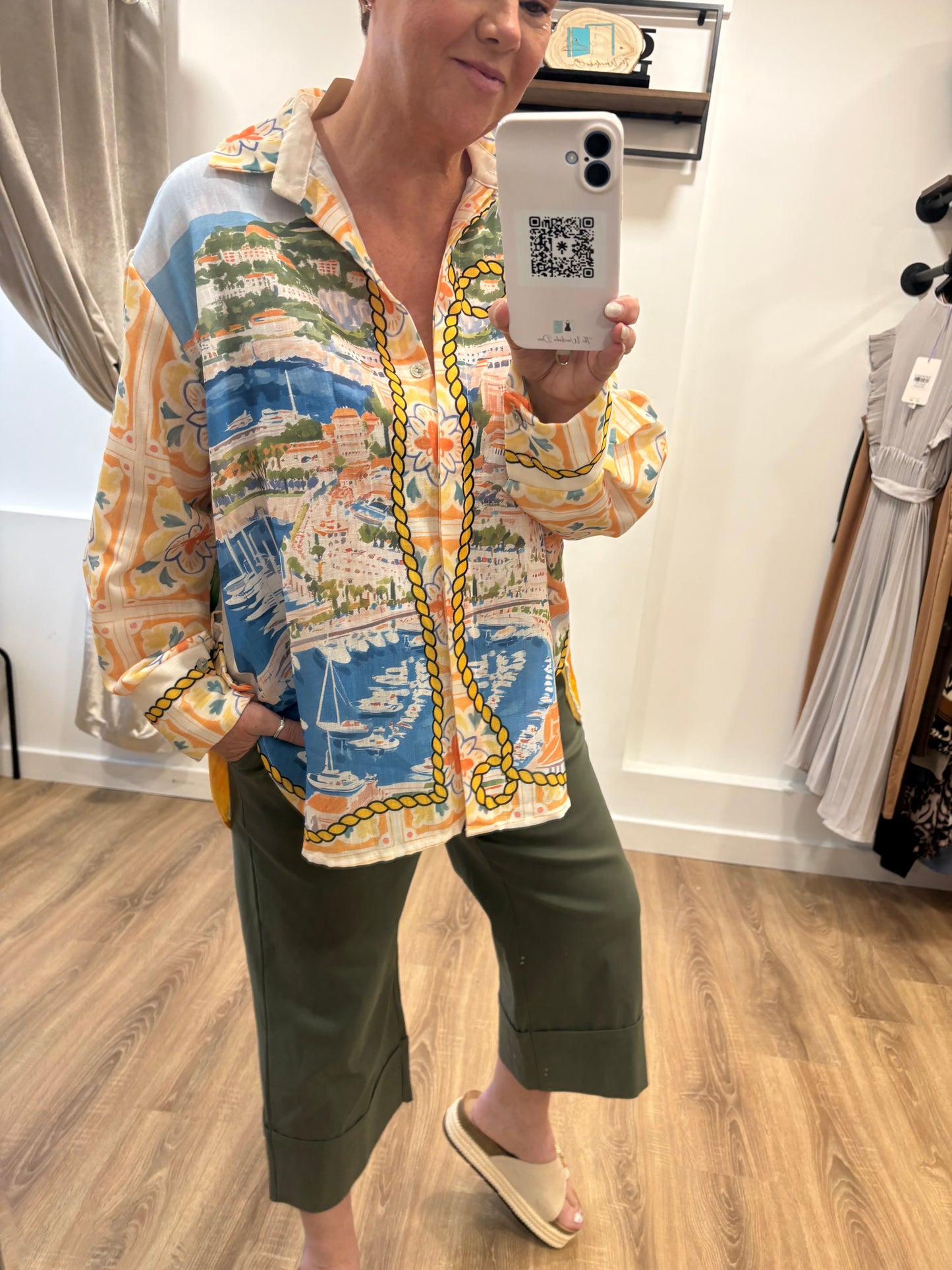Seaside Print Shirt