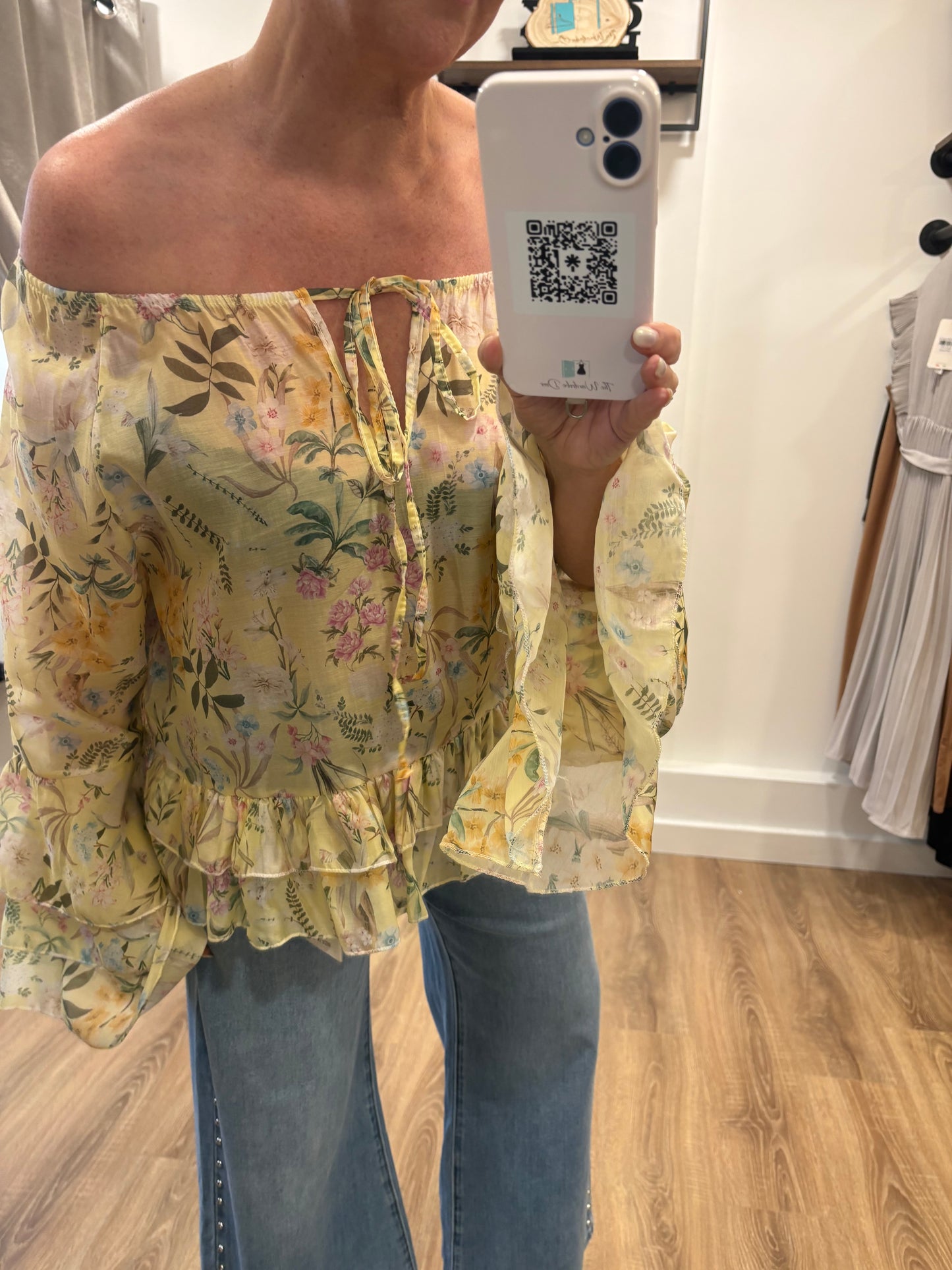 Floral Frill Blouse