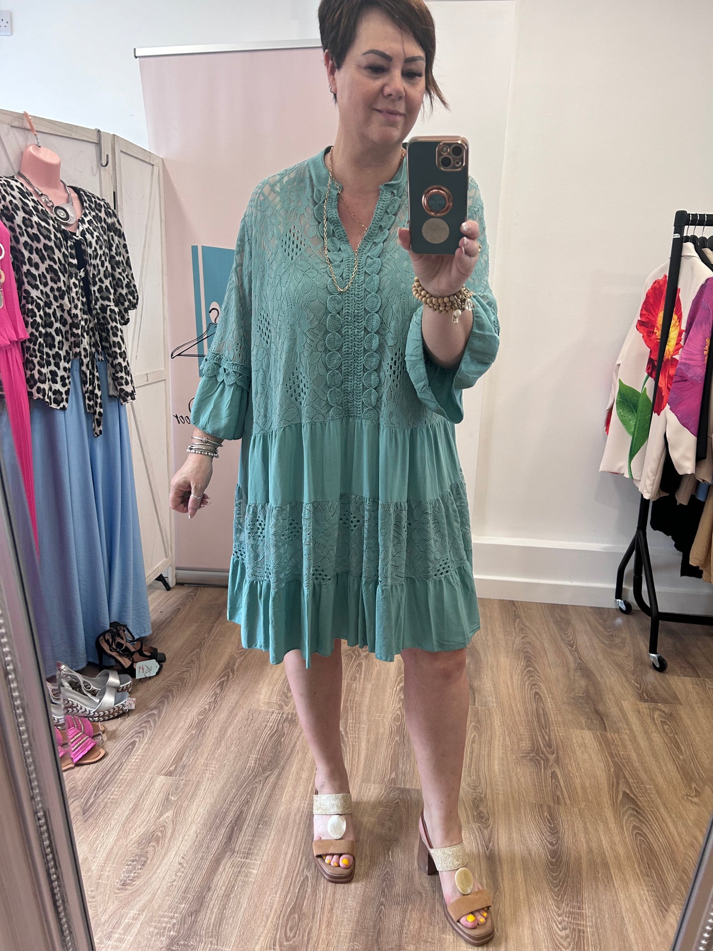 Lace Smock Dress