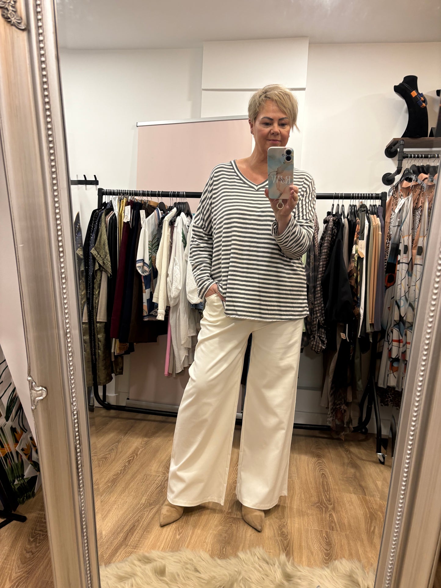 Long Sleeve Stripe T-shirt