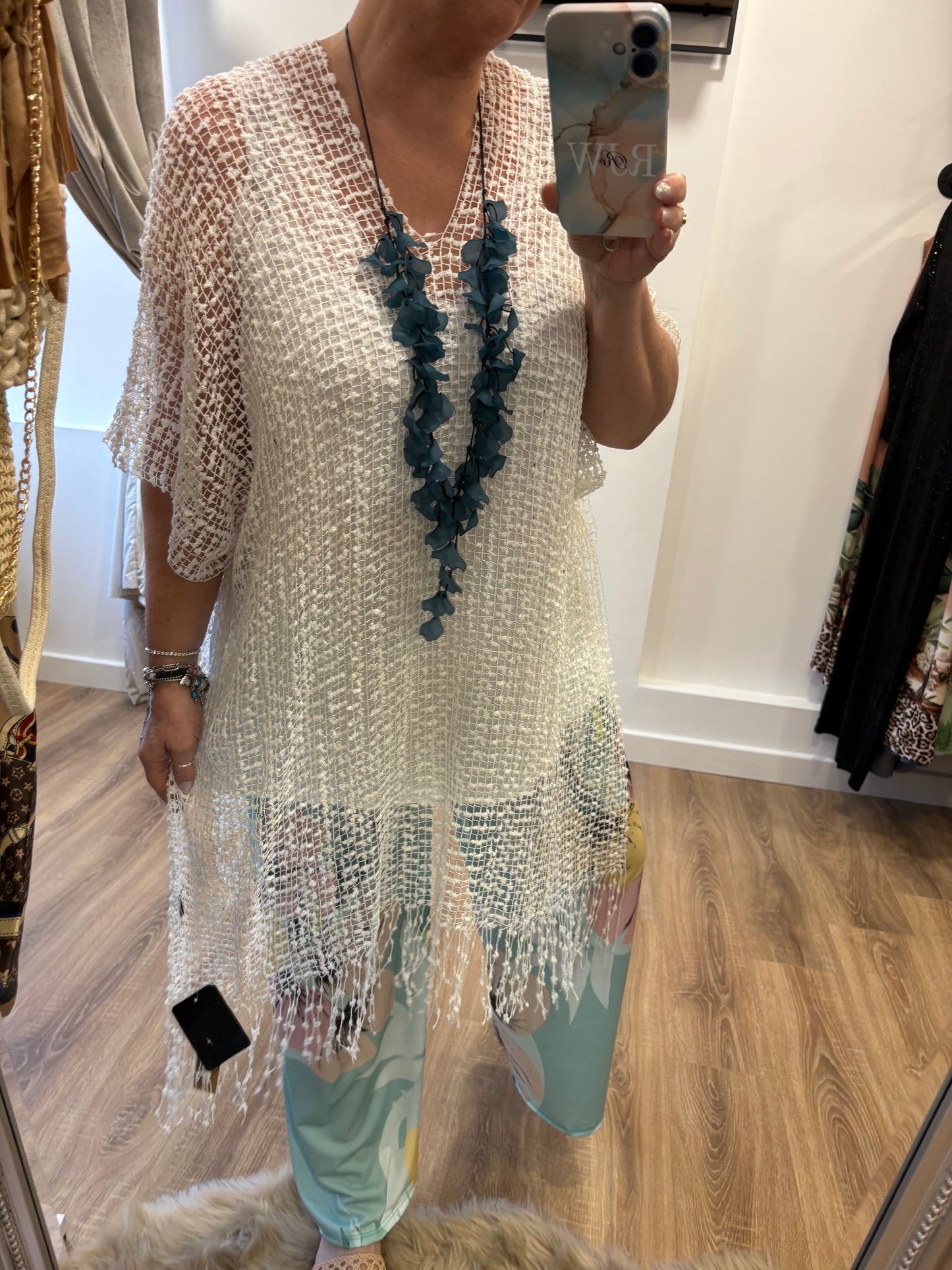 Longline Crochet Tunic
