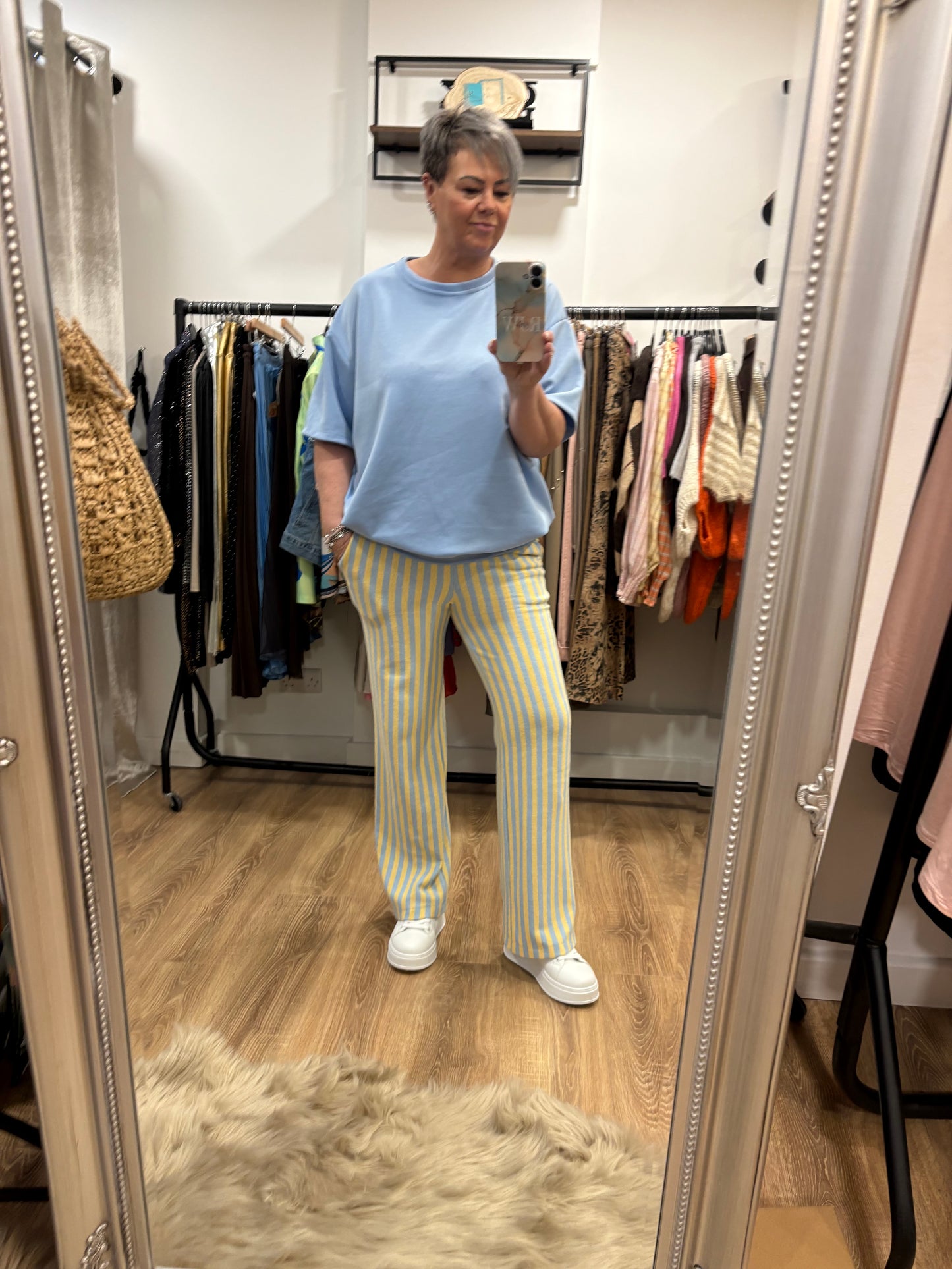 Plain, Short Sleeve Sweatshirt