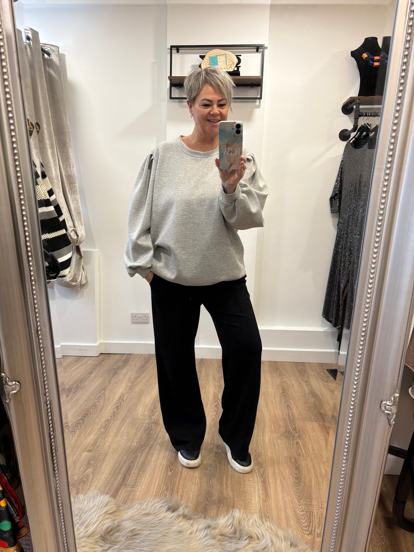 Puff Sleeve Sweatshirt