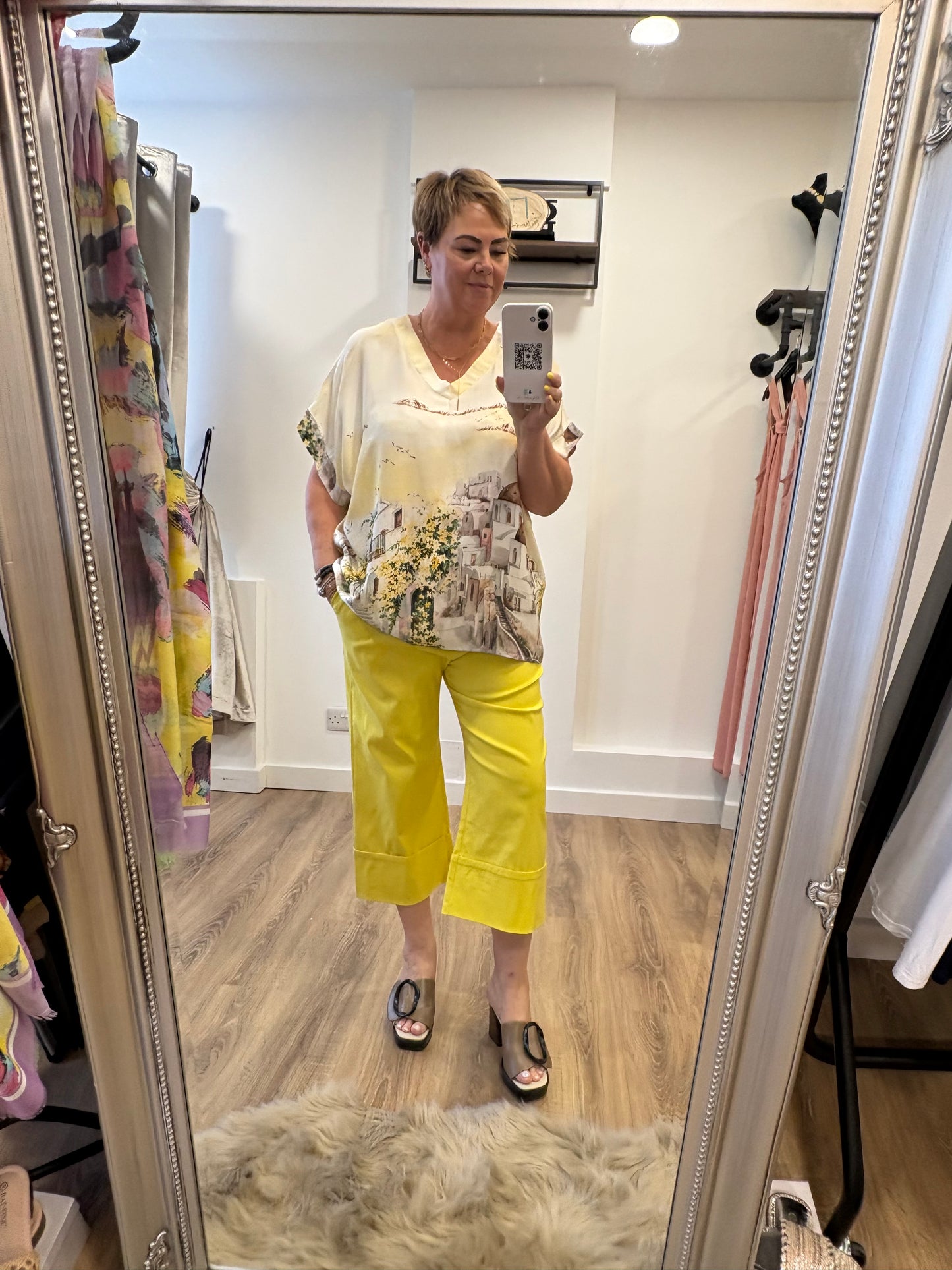 V Neck Design Blouse