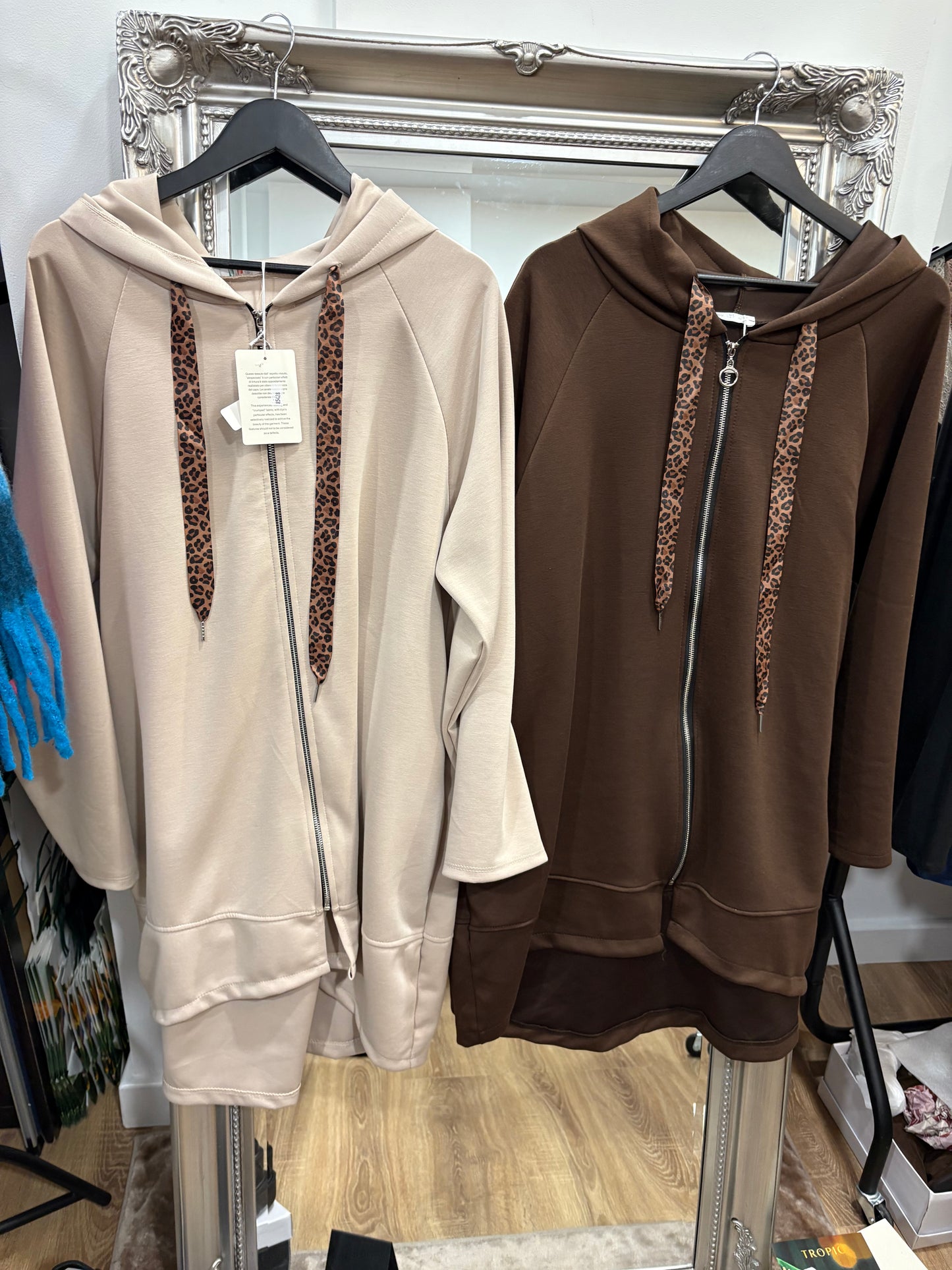 Zip-up Hooded Sweatshirt Jacket