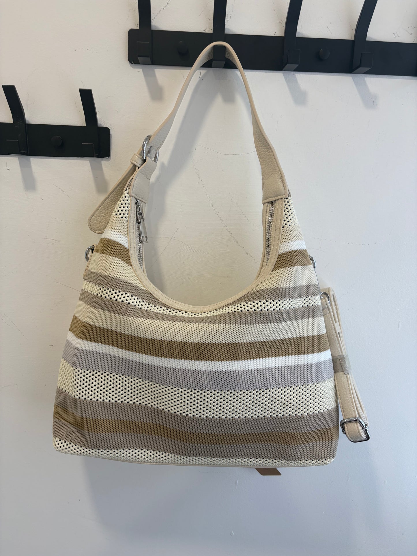 Stripe Shoulder Bag