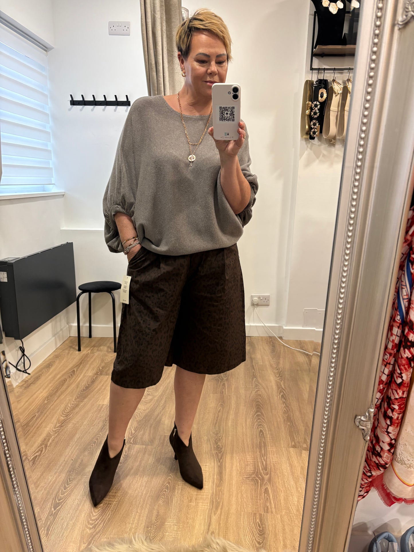Belted Bermuda Shorts