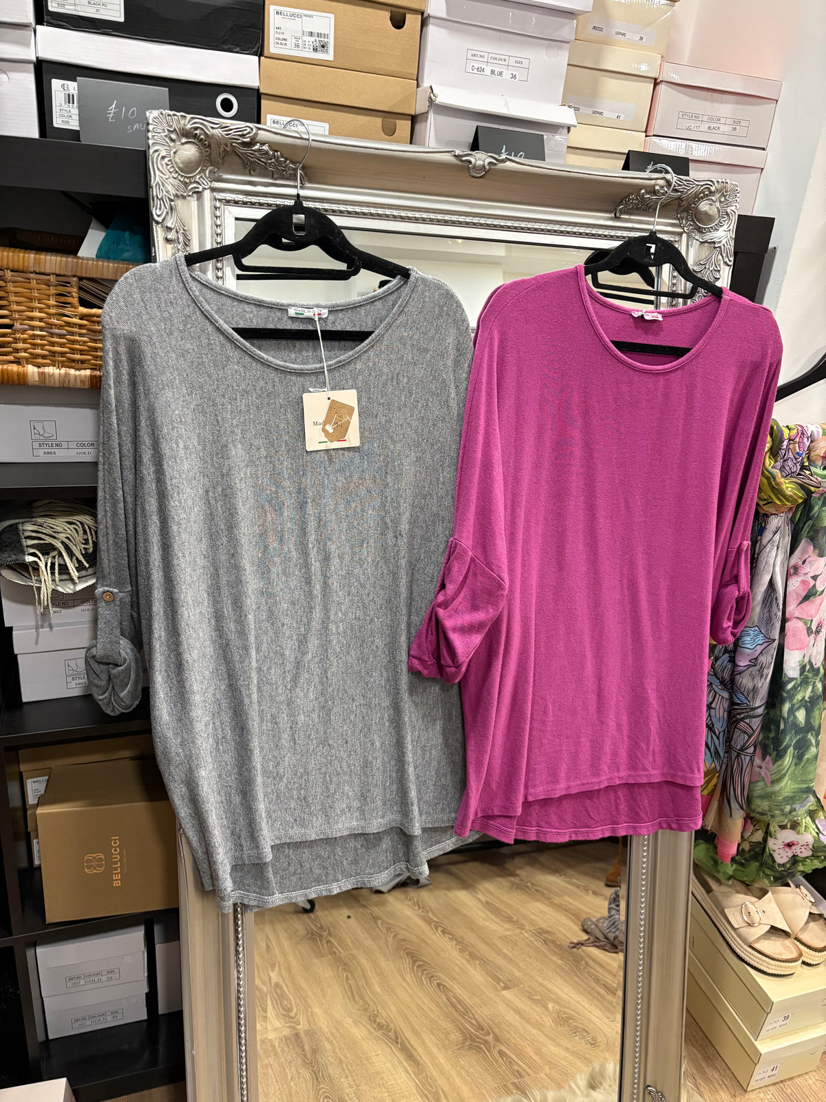 Soft, Lightweight button sleeve Jumper