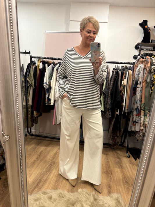 Long Sleeve Stripe T-shirt