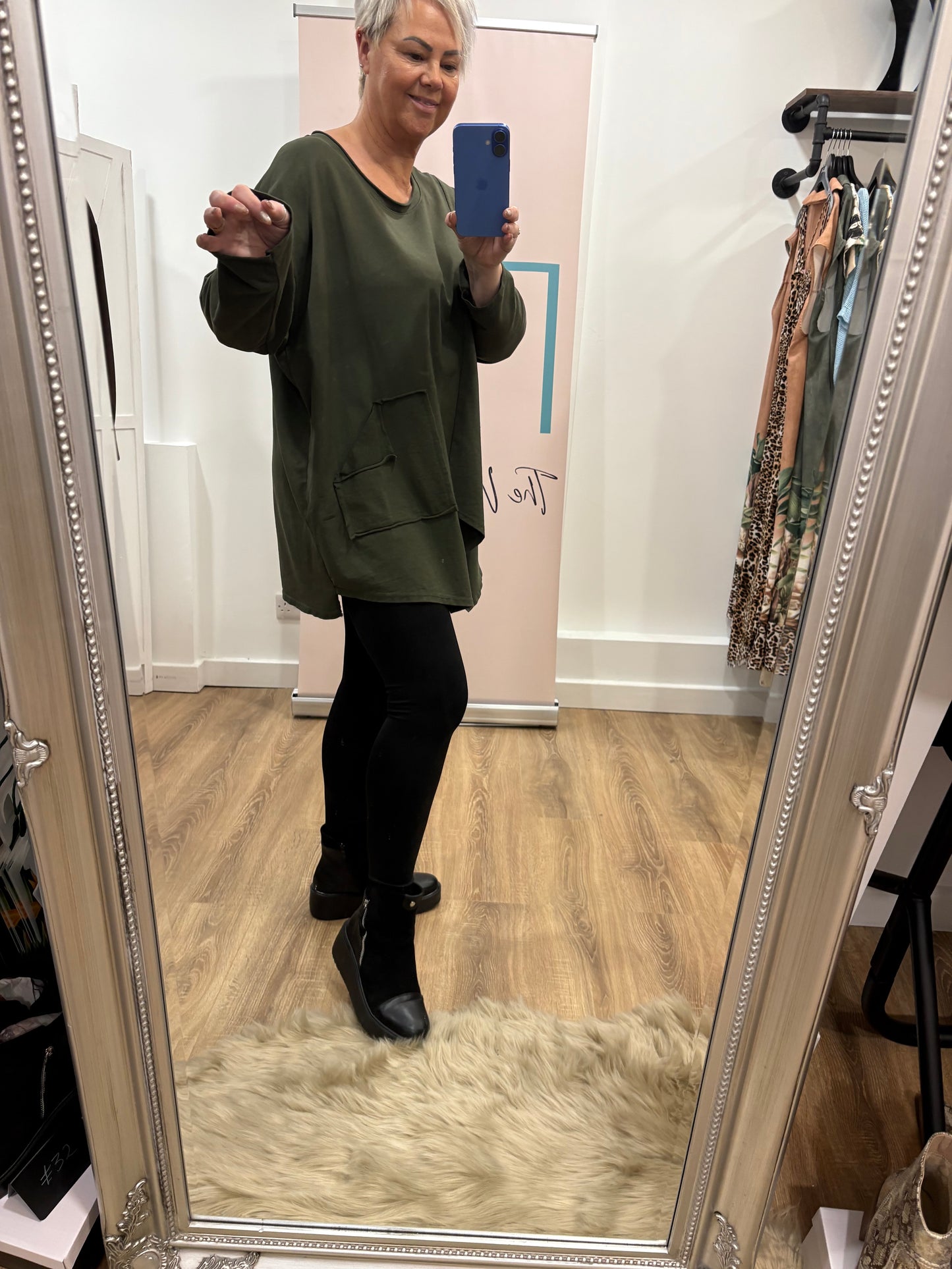 Asymmetric, Longline Sweatshirt