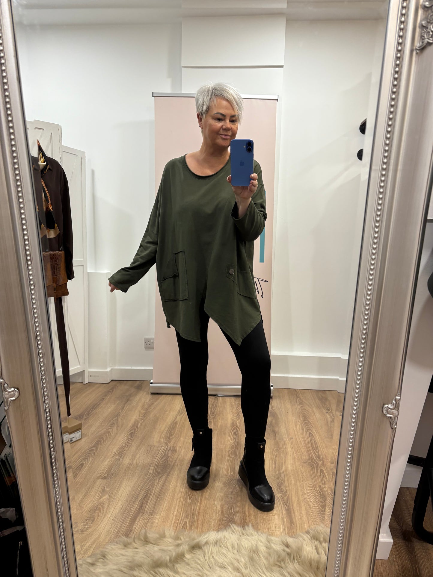 Asymmetric, Longline Sweatshirt