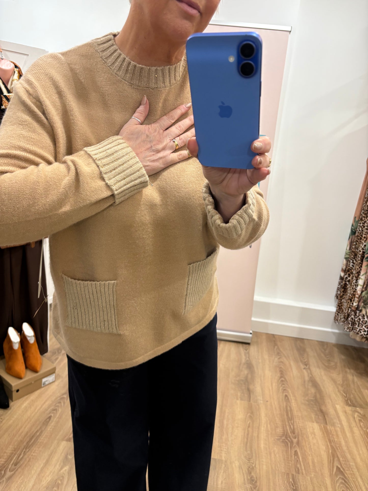 Glitter Edged Jumper