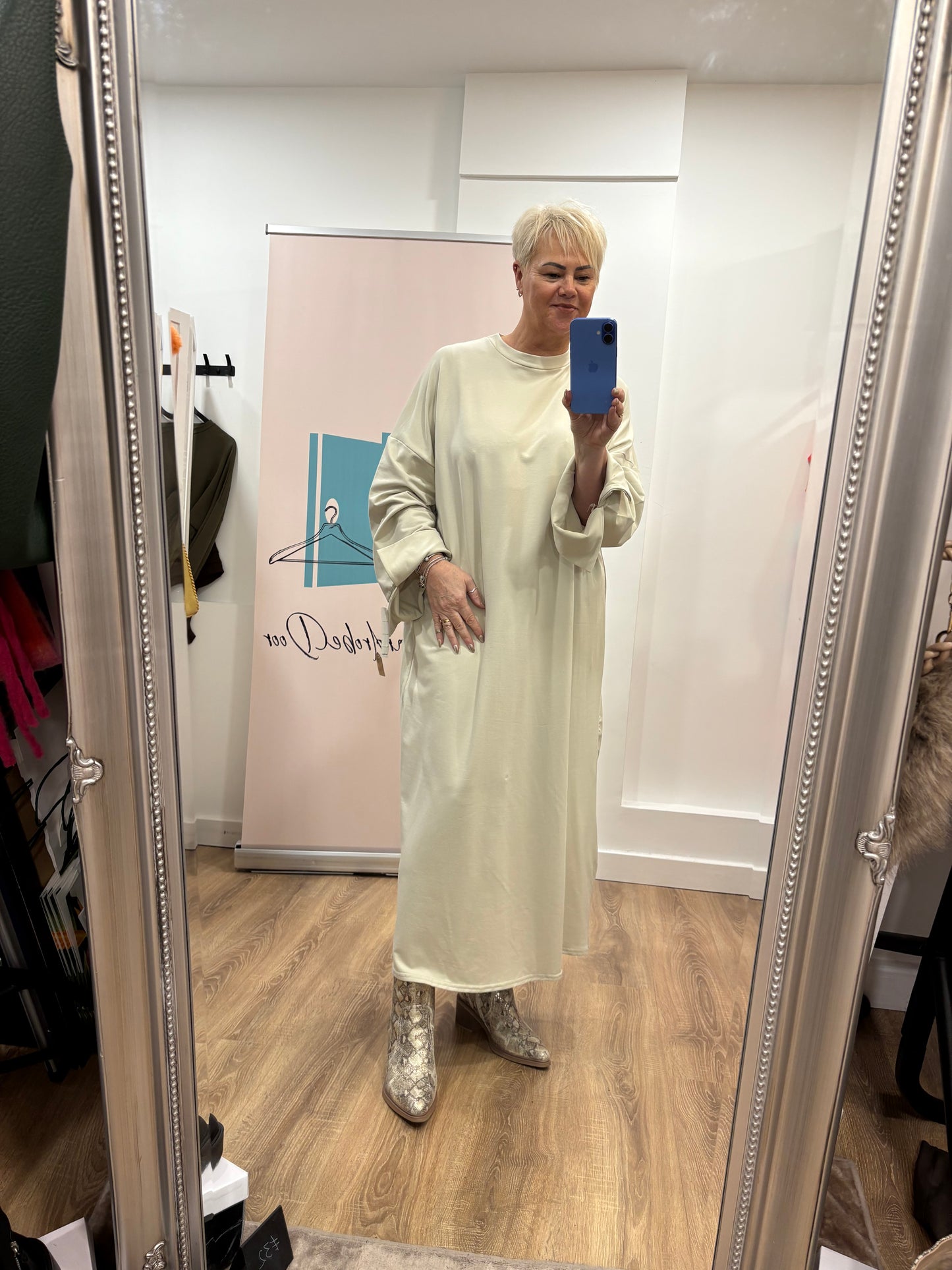 Long Sleeve Sweatshirt Dress