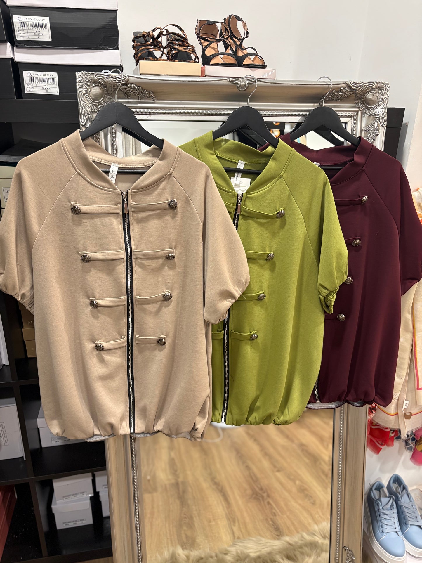 Short Sleeve, Military Jacket