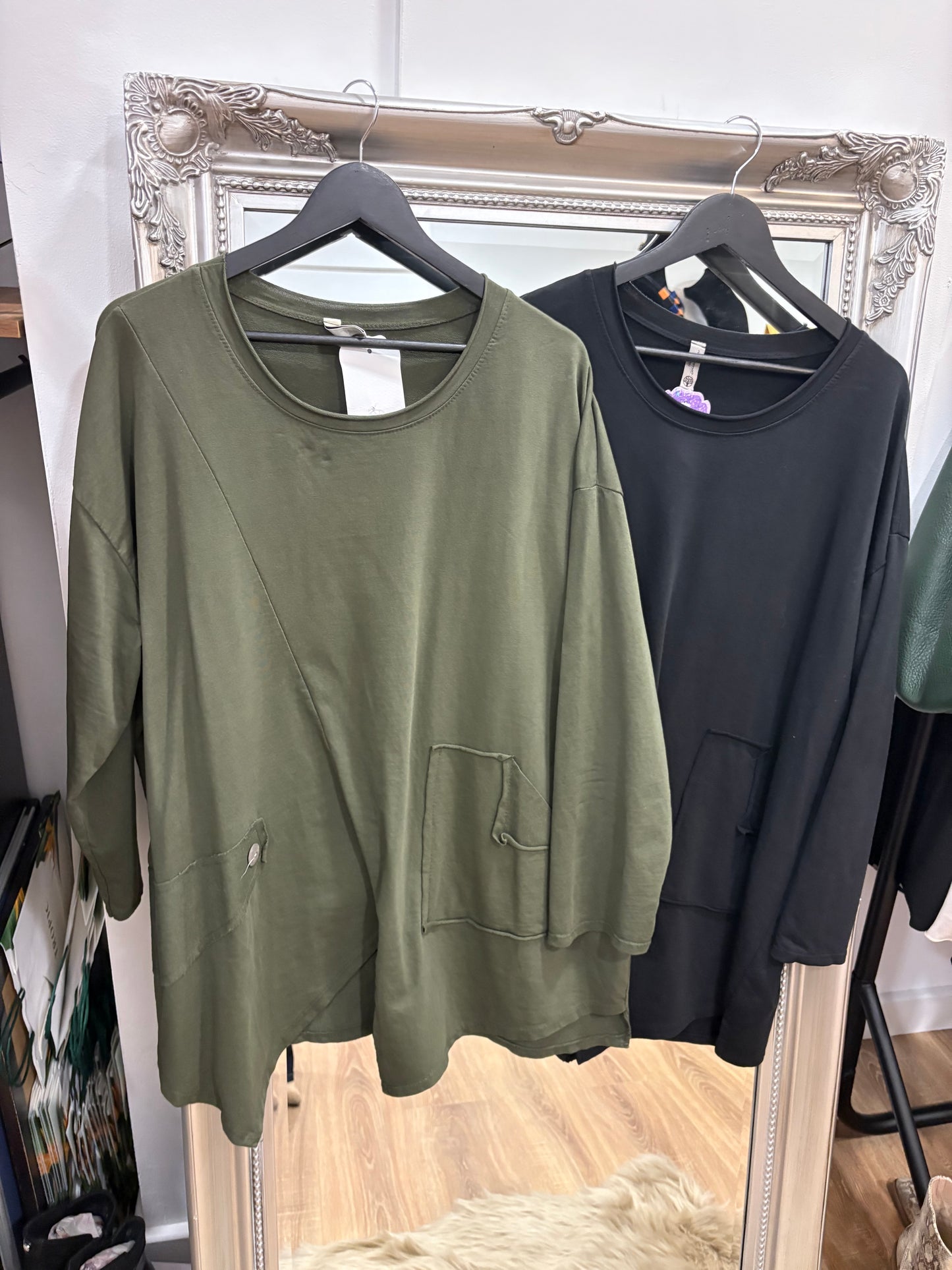 Asymmetric, Longline Sweatshirt