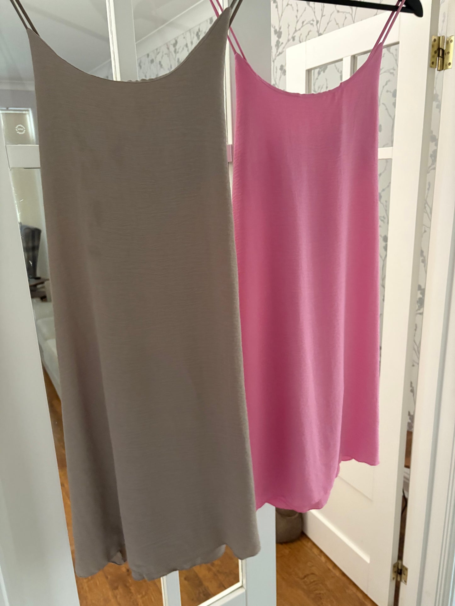 Strappy Midi Slip Dress