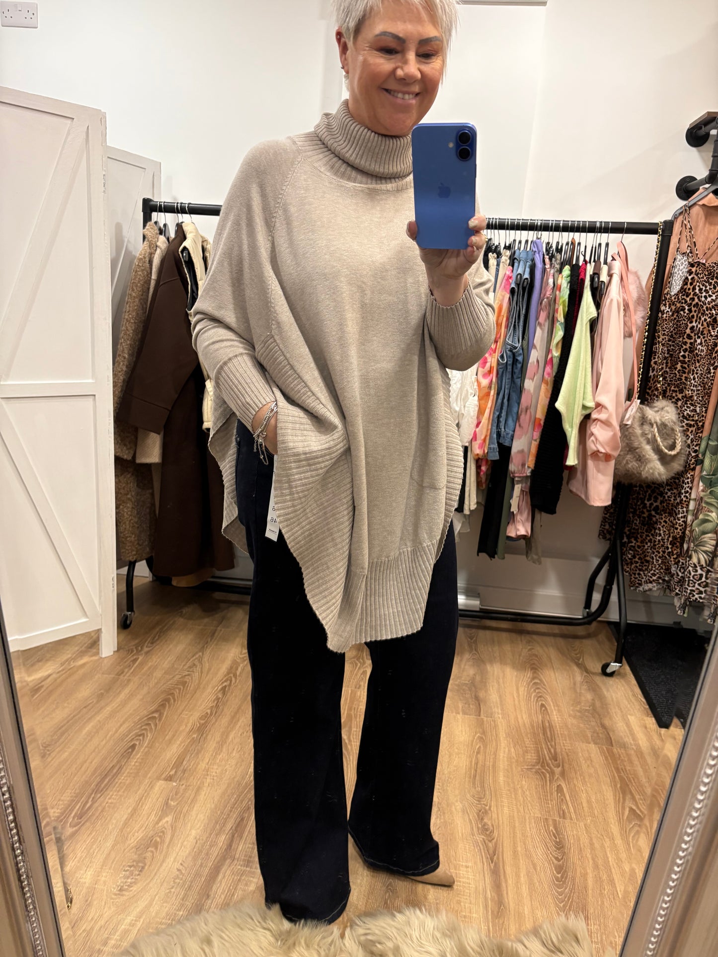 Cape Style, Roll Neck Jumper