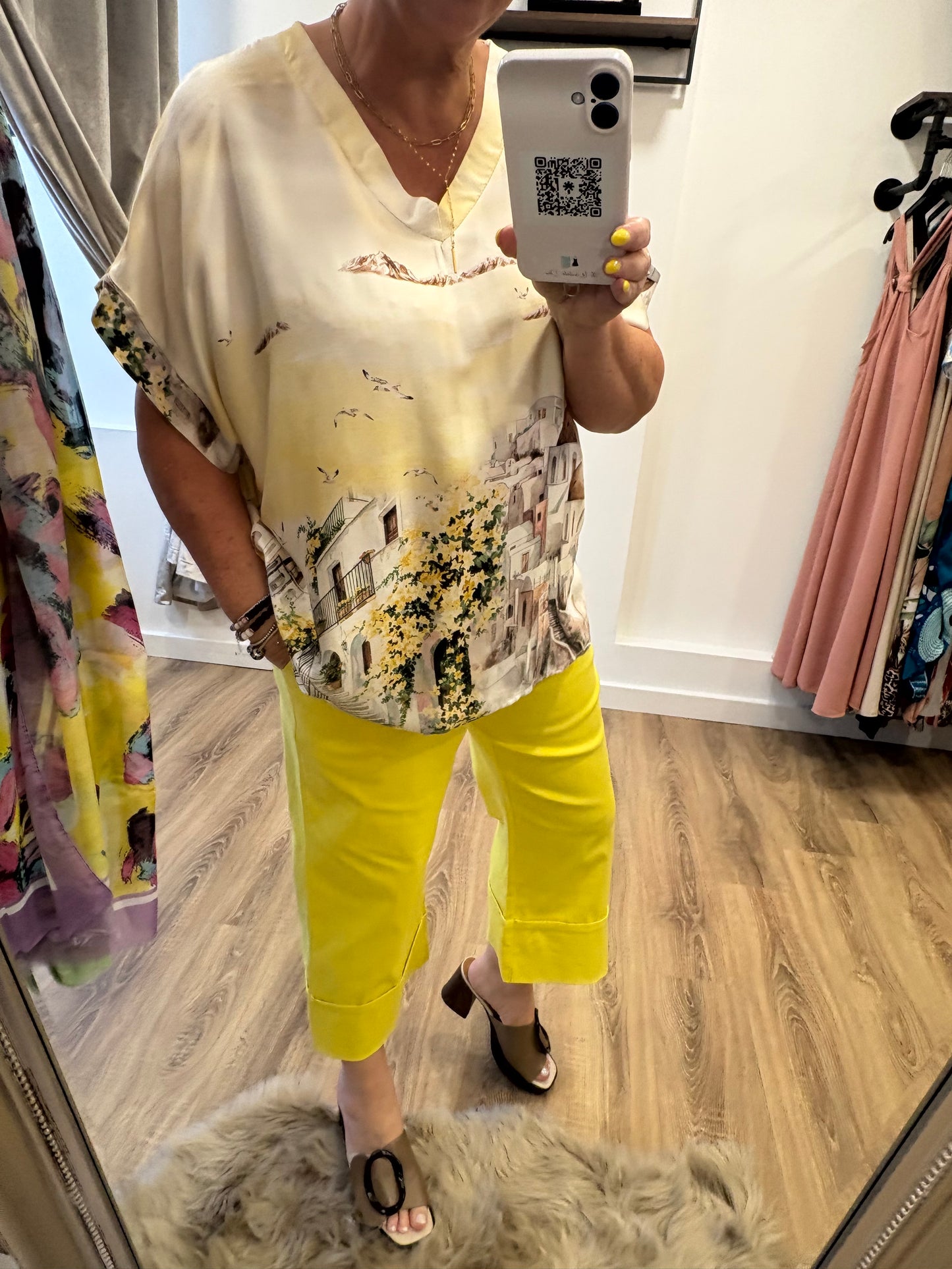 V Neck Design Blouse