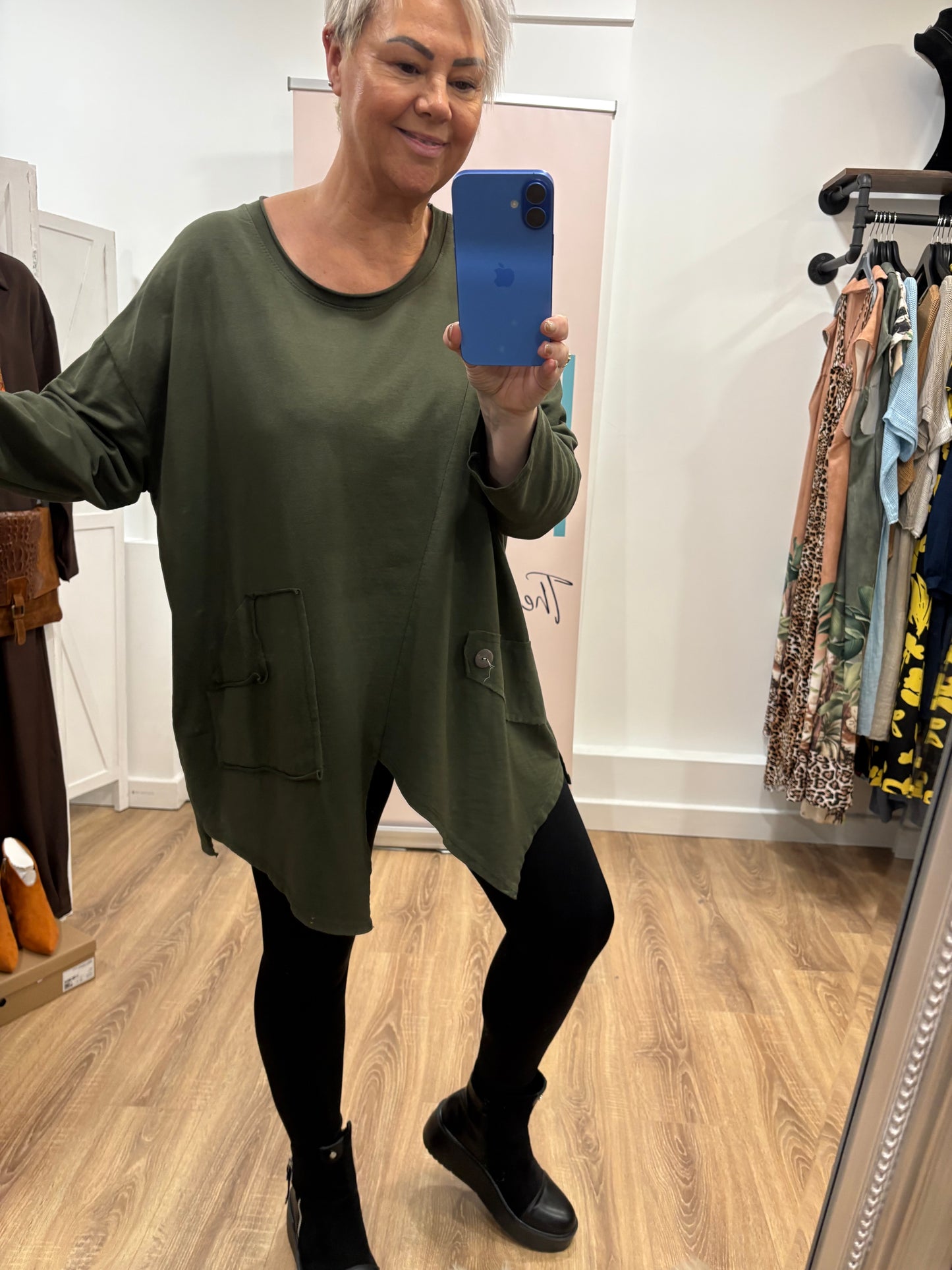 Asymmetric, Longline Sweatshirt