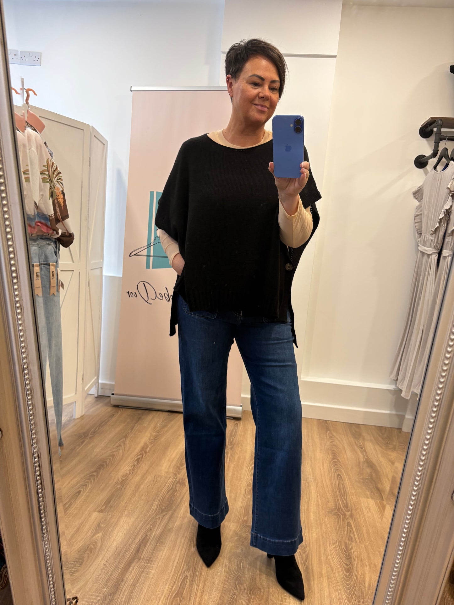 Button Side, Knitted Tank Top